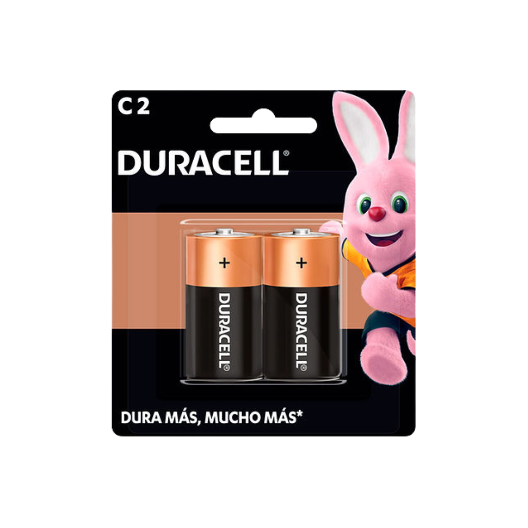 Pila Alcalina Duracell "C" Blister de 2 unidades