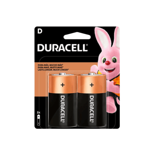 Pila Alcalina Duracell "D" Blister de 2 unidades