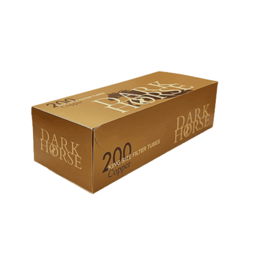 Tubos Dark Horse COPPER Caja de 200 Unidades listas para Rellenar
