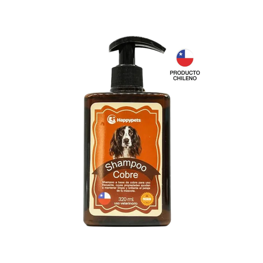 Shampoo de Cobre para Mascotas Happypets 320ml